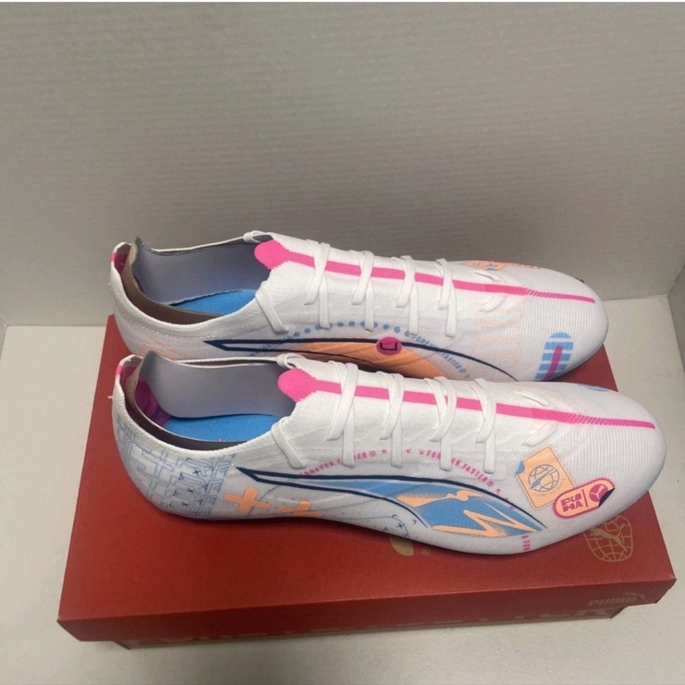 PUMA ULTRA 5 Match 108064-01 UP Men's Firm Ground Soccer Cleats Size 11